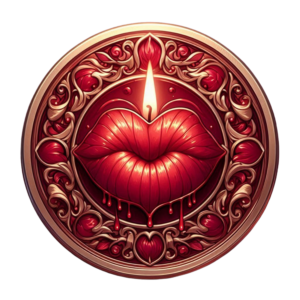 Walentynkowa Świeca Sojowa Karmazynowy Pocałunek