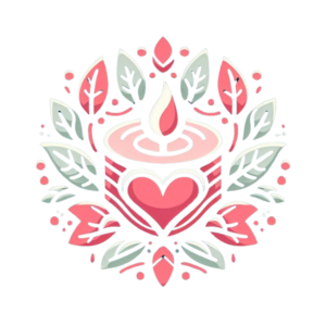 Walentynkowa Świeca Sojowa Płatki Miłości