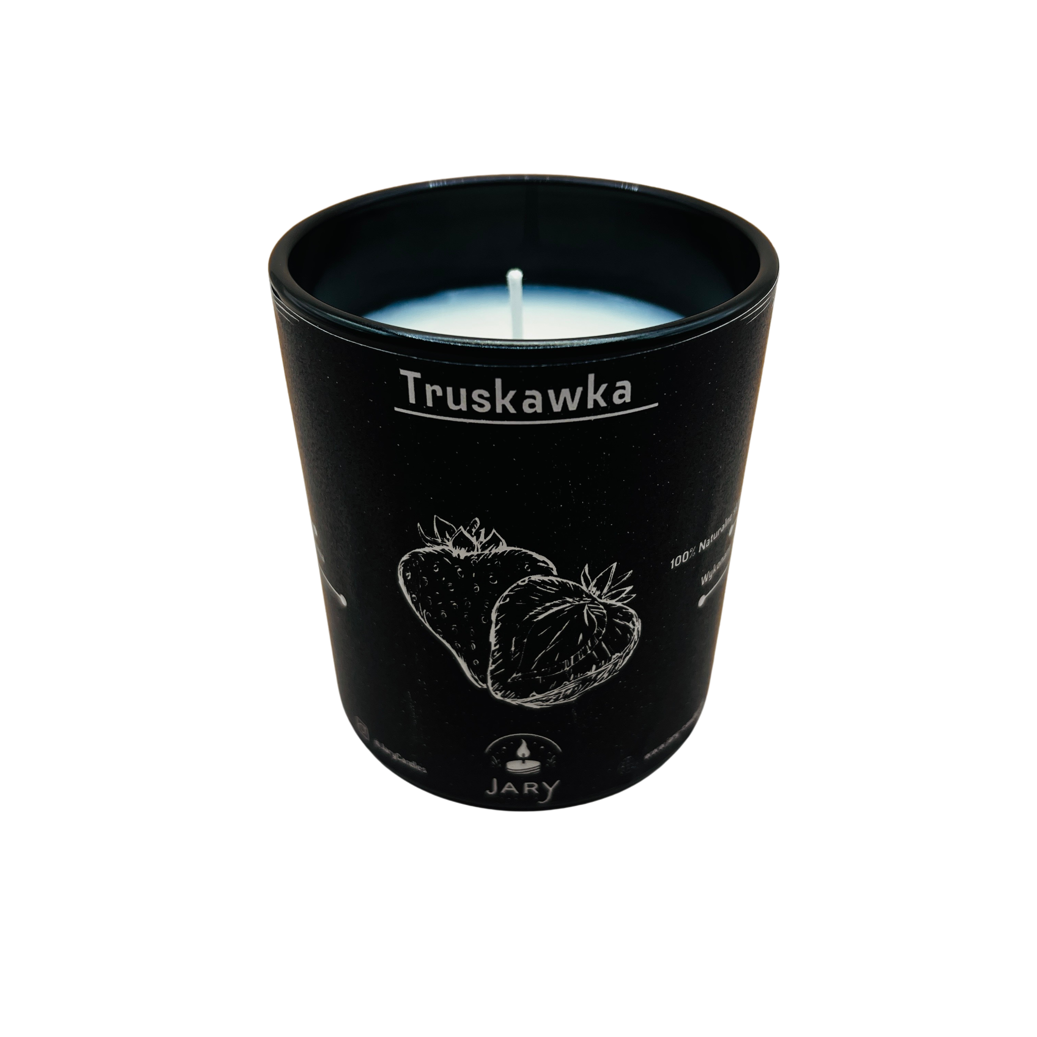 Świeca zapachowa Truskawka 250ml - obrazek 2